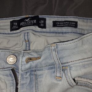 Hollister Women's Light Blue Skinny Jeans